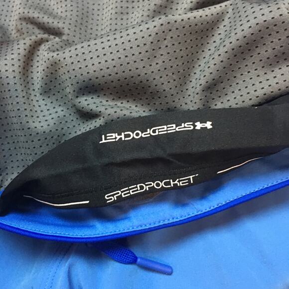 NWT Under Armour Heat Gear Fitted Shorts Drawstring Blue 3XL - Picture 4 of 11